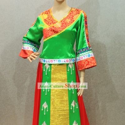 Chinese Miao Clothing and Hat for Women