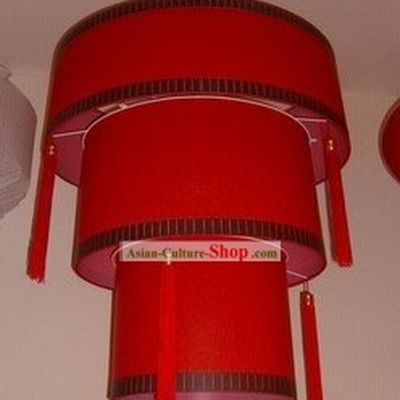 Lucky Red Chinese Style Three Layers Lantern