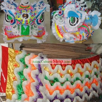 Ancient Chinese FUT SAN Style Lion Dance Costume Complete Set