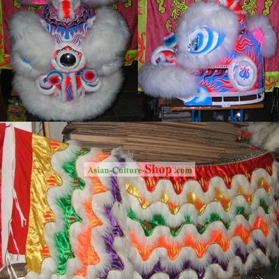 Chinese Luminous Lion Dancing Costume Complete Set