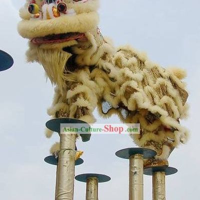 Supreme Sheep Fur HOK SAN Lion Dance Costume Complete Set