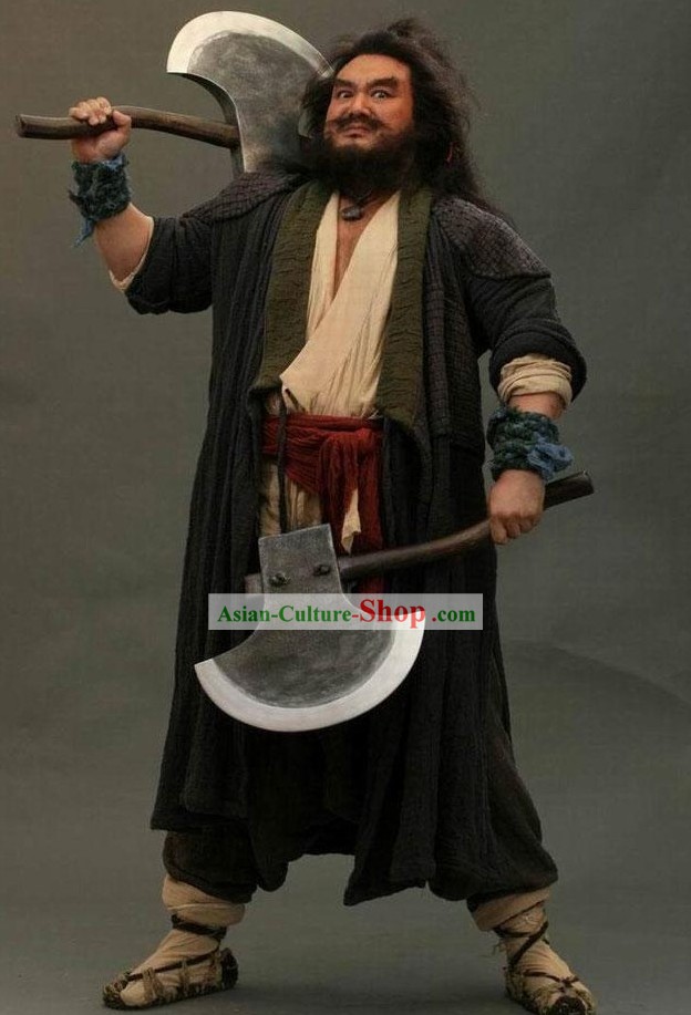 Water Margin Opera Li Kui Fictional Character Costumes