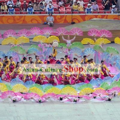 Beijing Olympic Games Opening Ceremony Chaoxian Ethnic Dance Costumes for Women