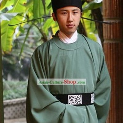 Ancient Chinese Government Official Hat and Costume
