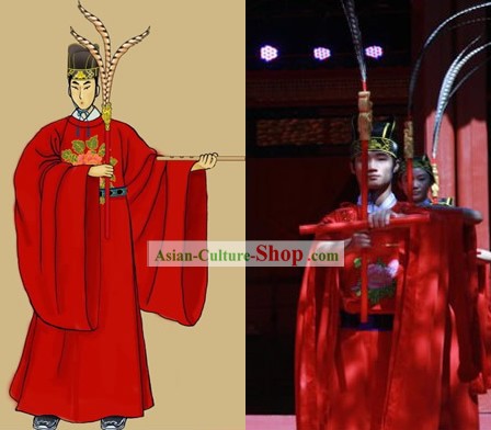 Ancient Chinese Imperial Dance Costumes for Men