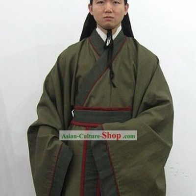 Ancient Chinese Men Clothing and Hat
