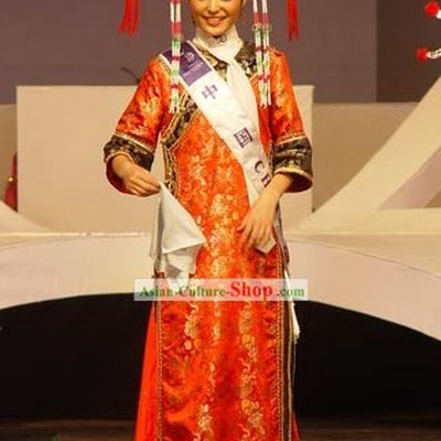 Traditional Chinese Beauty Peagant Contest Costumes