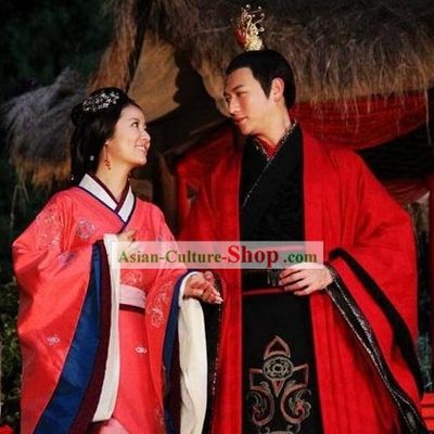Ancient Chinese Bridegroom Wedding Dress Complete Set