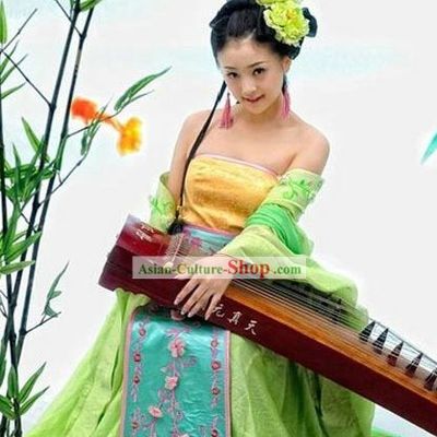 Ancient Chinese Musician Performance Costumes Complete Set