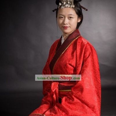 Ancient Chinese Hanfu Wedding Dress for Women