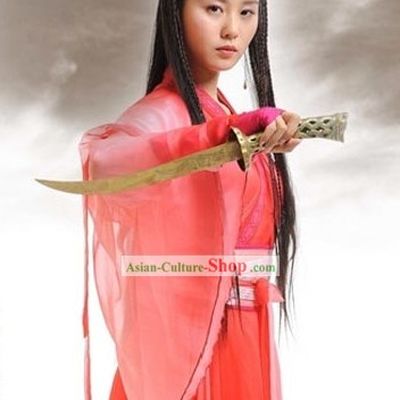 Ancient Chinese Chivalrous Girl Costumes Complete Set