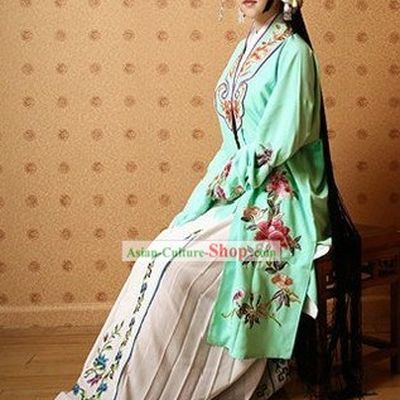 Traditional Chinese Opera Stage Performance Costumes Complete Set