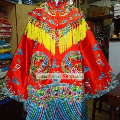 Traditional Chinese Phoenix Wedding Dress