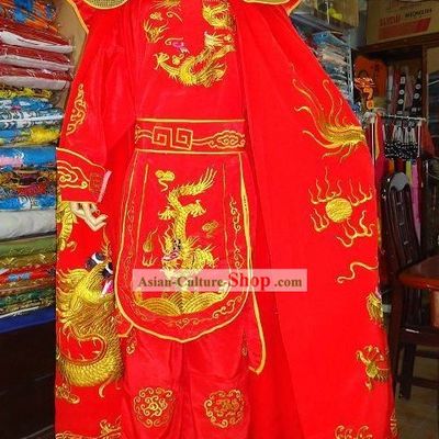 Sichuan Mask Changing Dragon Costumes Complete Set with Cape
