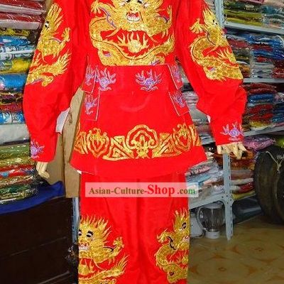 Ancient Chinese Dragon Dancer Uniform