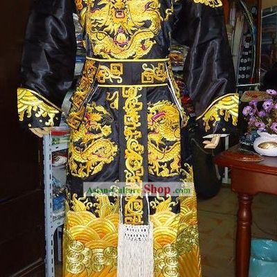 Peking Opera Embroidered Dragon Costume Complete Set
