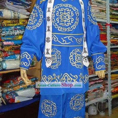 Peking Opera Flag Holder Solider Costume Complete Set