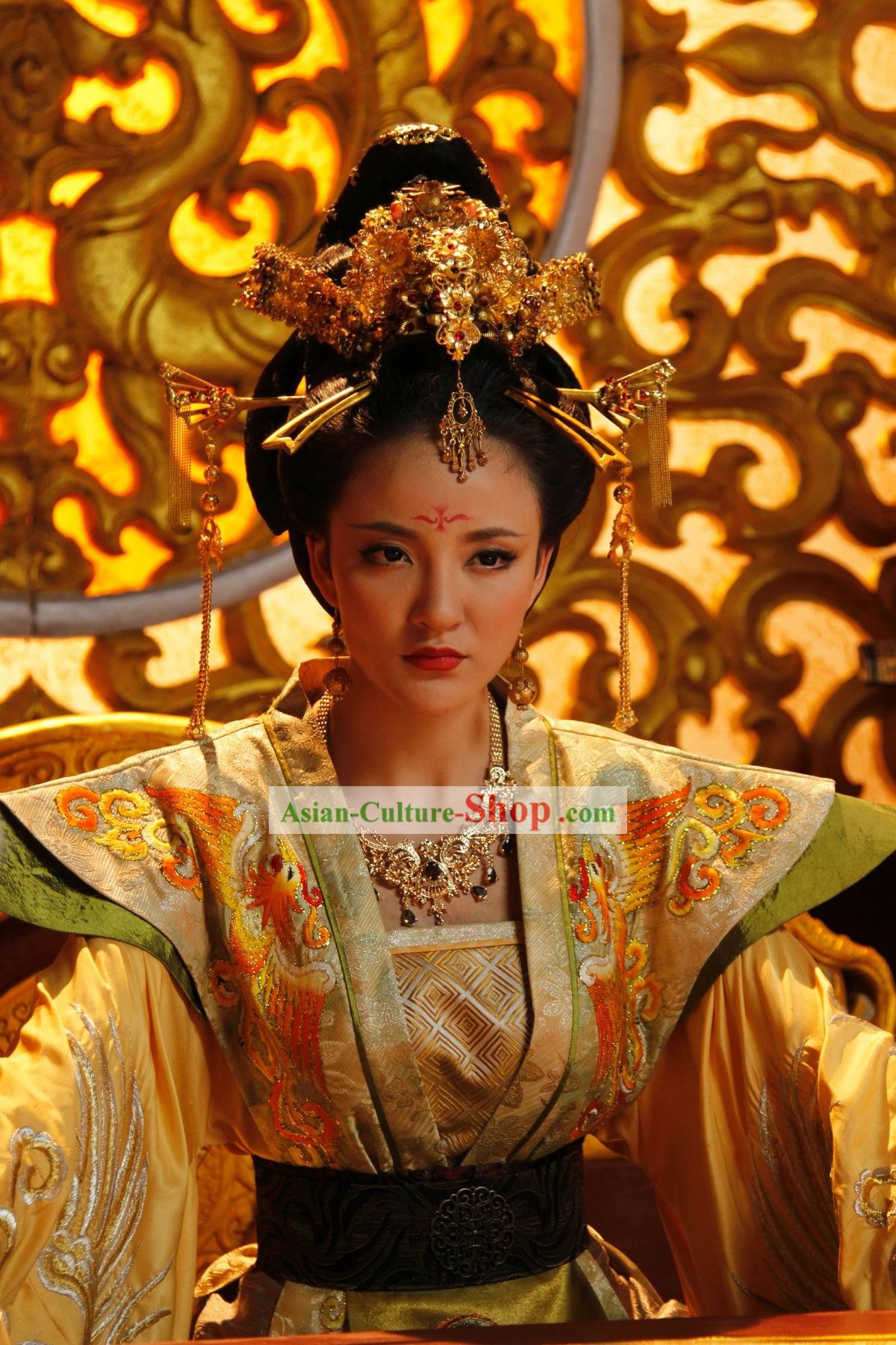 Ancient Chinese Empress Head Pieces and Necklace