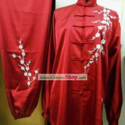 Traditional Chinese Long Sleeve Silk Kung Fu Uniform
