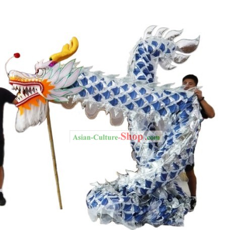 Shinning Silver Dragon Dance Costumes Complete Set