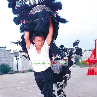 Classic Black Lion Dance Costume Complete Set
