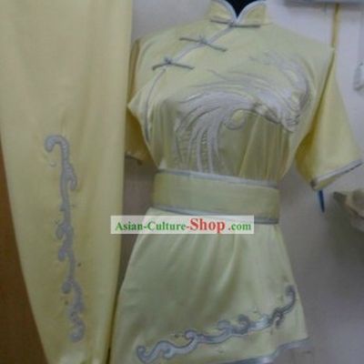 Traditional Chinese Short Sleeve Silk Kung Fu Suit