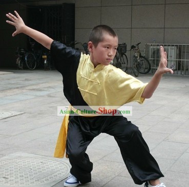 Chinese Silk Kung Fu Suit for Kids