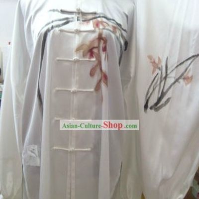 Chinese Silk Orchid Kung Fu Uniform