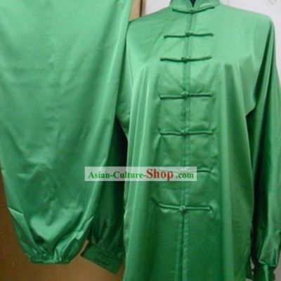 Traditional Chinese Silk Kung Fu Practice Dress