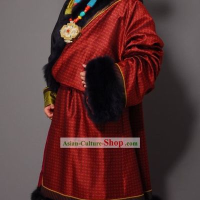 Traditional Chinese Tibetan Men Clothing
