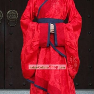 Traditional Chinese Han Dynasty Wedding Clothing for Brides
