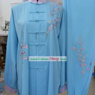 Traditional Chinese Silk Embroidered Tai Chi Suit