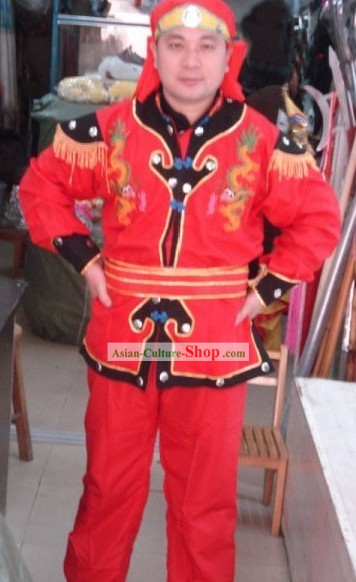 Traditional Chinese Dragon Dancer Suit