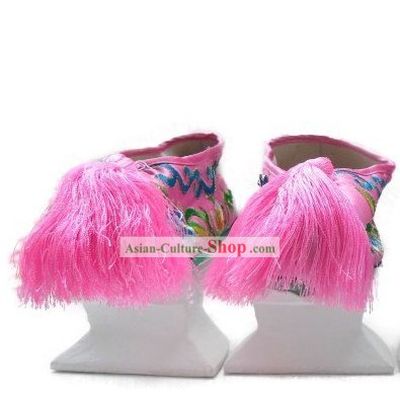 Traditional Handmade Hanfu High Heel Shoes
