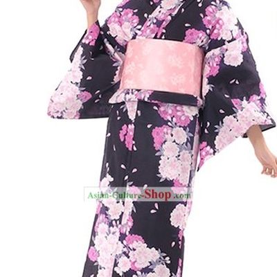 Japanese Kimono Clothes Complete Set for Women