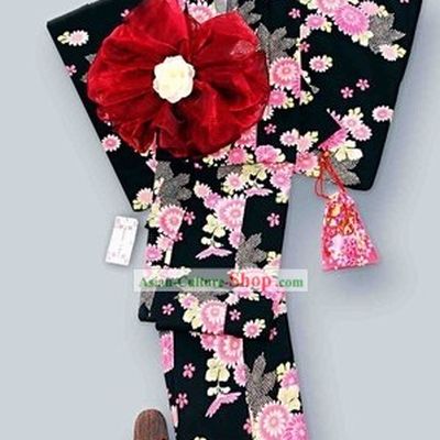 Japanese Classic Kimono Costumes Complete Set for Women
