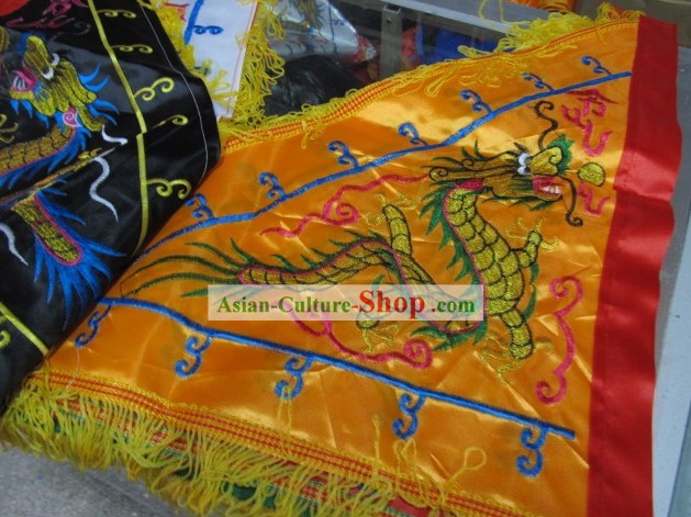 Traditional Chinese Dragon Yellow Signal Flag