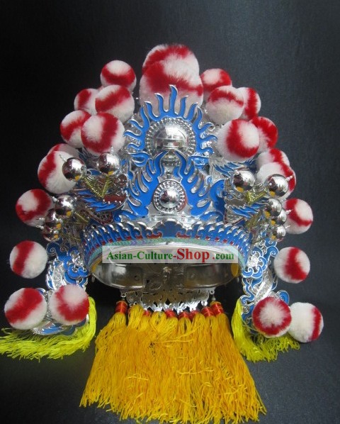Chinese Opera Stage Performance General Helmet