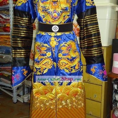 Qing Dynasty Embroidered Dragon Costumes for Prince