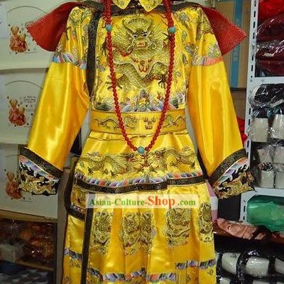 Qing Emperor Dragon Costumes Complete Set