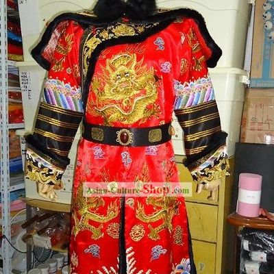 Ancient Chinese Emperor Wedding Dress Complete Set