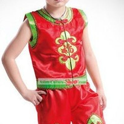 Traditional Children Dragon Dancer Uniform
