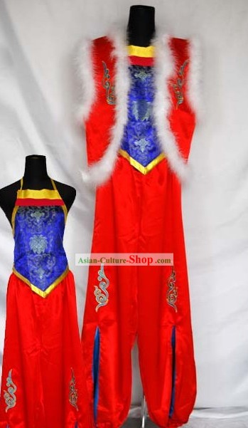 Festival Celebration Dragon Dancer Uniform for Women