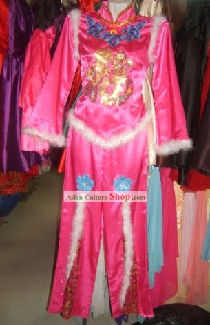 Happy Festival Celebration Yangge Dance Costume