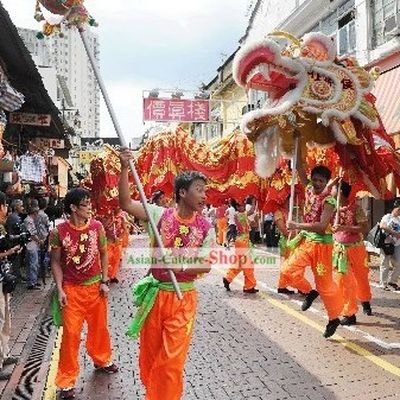 Supreme Chinese Spring Festival Dragon Dancing Clothing Complete Set