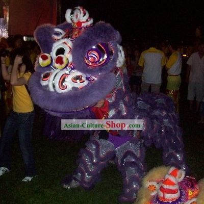 Traditional Festival Ceremony Laser Lion Dance Costume Complete Set