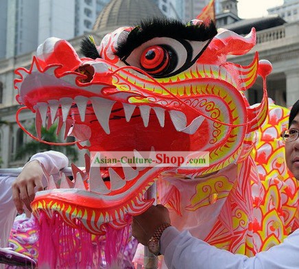 Supreme Glowing in Dark Dragon Dance Costume Complete Set