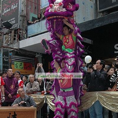 Business Opening Ceremony Southern Lion Dance Costumes Complete Set
