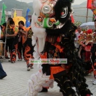 Unique Double Colors Lion Dance Costumes