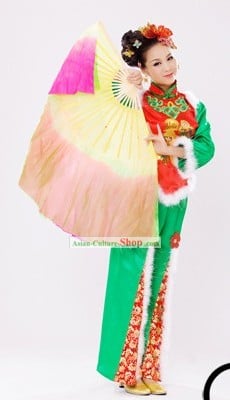 Chinese Lunar New Year Fan Dance Costumes for Women